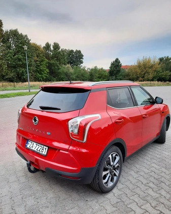 SsangYong Tivoli cena 37000 przebieg: 206000, rok produkcji 2016 z Lubsko małe 29